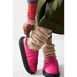 Free People FP Collection Women's Pillow Talk Mule Slippers Pink Sz EU 38 / US 7